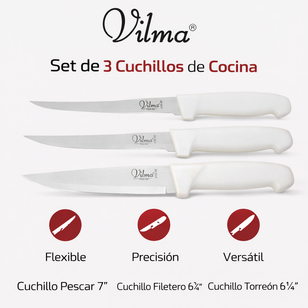 Juego De Cuchillos Cocinero 8