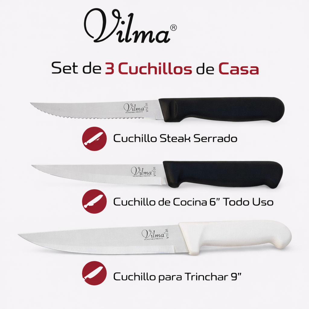 Juego De Cuchillos Casa 9