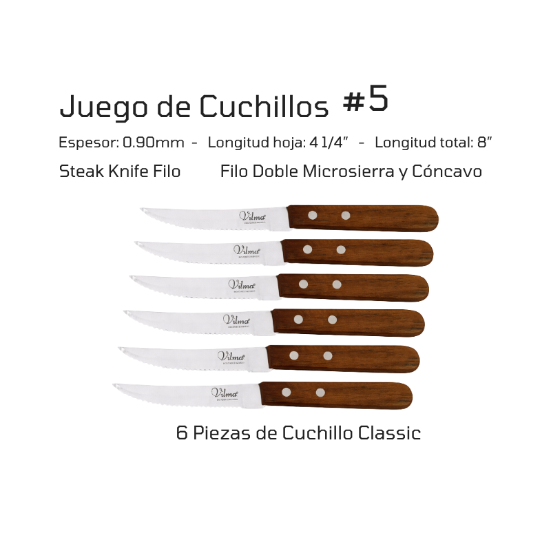 Juego De Cuchillos 5